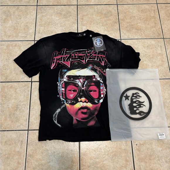 *NWT* PINK AND BLACK HELLSTAR SHIRT NEW